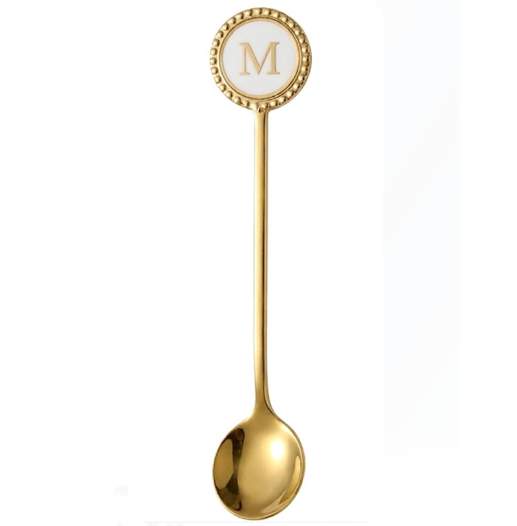 Elegant M-shaped teaspoon
